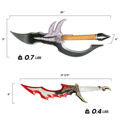 Fang Foam Prop Set for Cosplay, Display & LARP, Non-Functional Costume Accessory Designed for Role Play - style: Killer Fang Set