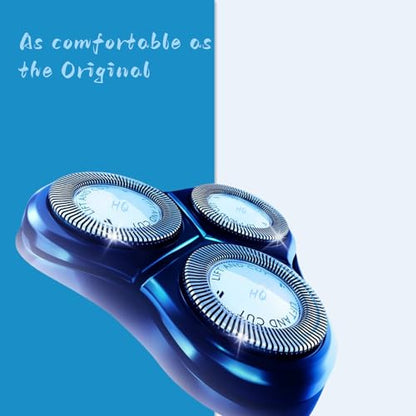 6 Pcs HQ56 Replacement Shaver Heads for HQ3 HQ4 HQ55 HQ56 HQ6,Replacement Shaver Head Compatible with HQ300 HQ442 HQ916 HS190 HQ6990 Electric Shavers etc. - color: 6 Pcs