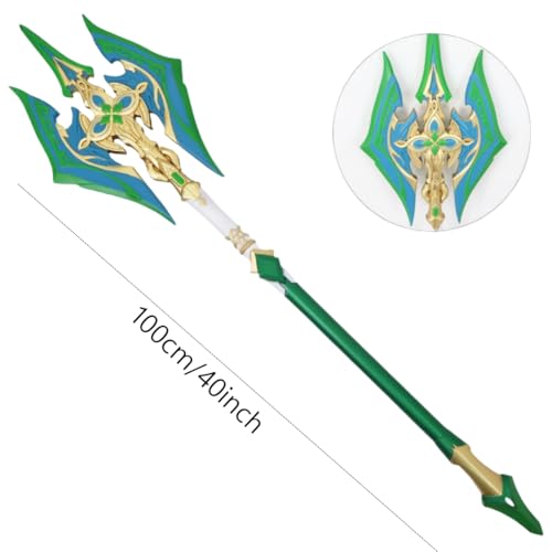 Halloween Prop Cosplay Sword Feixiao Axe,40" Feixiao Axe PU Foam Swords Weapons Party Costumes Accessories Yanqing Sword Birthday Gifts