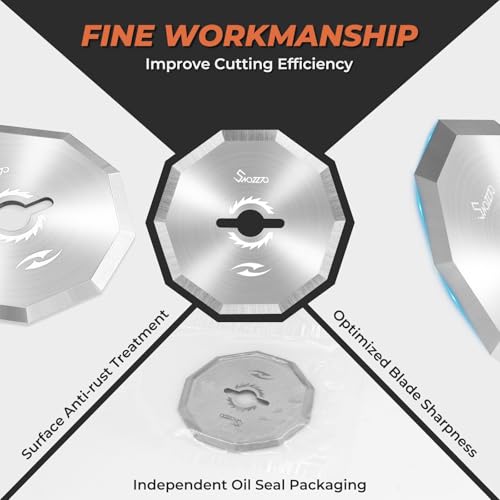 6PCS HHS Replacement Rotary Blades for Electric Scissors,Rotary Cutter Blades - size: 6PCS