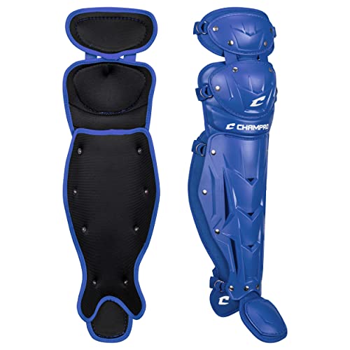 Champro Optimus MVP Double Knee Leg Guard - color: Royal, size: 16.5"
