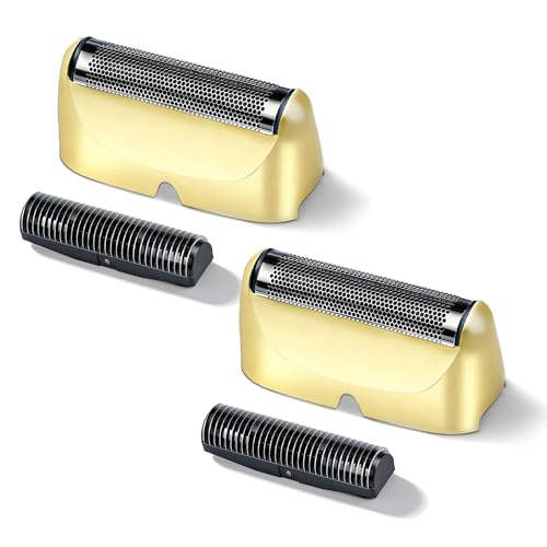 2-Pack Replacement Head Foil for BaBylissPRO UV Single Foil shaver - color: Single-Gold