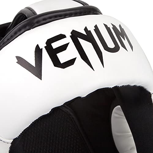 Venum Elite Headgear - color: White/Black