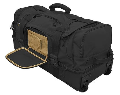 HAZARD 4 Shoreleave - Rolling Duffle Bag With Wheels and Handle - Large Heavy Duty Travel Luggage, Wheeled Camping Duffel Bags for Men and Women, Tactical Weekender Baggage (103.4L)