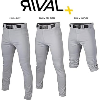 Easton Rival + Knicker Youth Baseball Pants - color: White, size: Medium