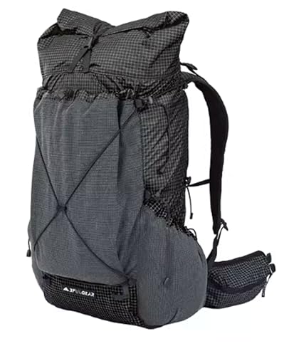 3F UL GEAR 30L+10L UHMWPE Ultralight Waterproof Hiking Backpack Daypack Outdoor Camping Travel Backpack for Men Women (Elegant Black, Medium) - color: Elegant Black, size: Medium