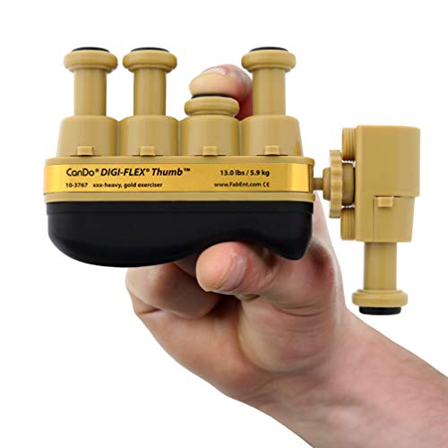 CanDo 10-3767 Digi-Flex Thumb, 3X-Heavy, Gold - color: Gold: XXX-Heavy