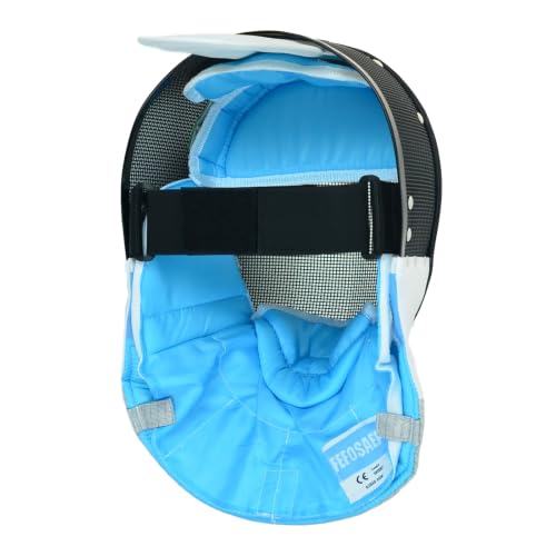 Foil Fencing Mask - 350N Mask with Removable Lining - CE Certified Foil Fencing Helmet - color: Removable Lining, size: Medium