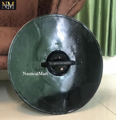 NauticalMart Large Fleur Shield Buckler - size: 15 Inches