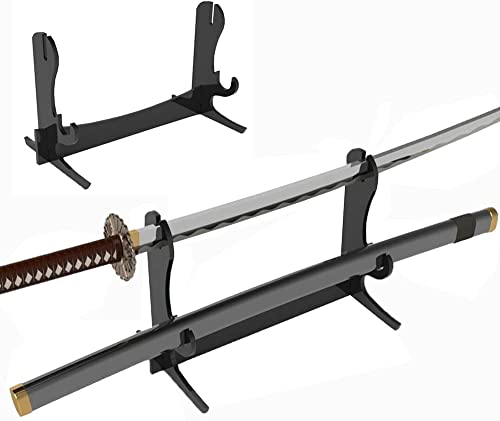 Sword Stand, Sword Hook, Acrylic Two-Tier Samurai Sword Stand, Desktop Sword Stand Display Stand, Supports All Swords