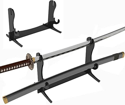 Sword Stand, Sword Hook, Acrylic Two-Tier Samurai Sword Stand, Desktop Sword Stand Display Stand, Supports All Swords