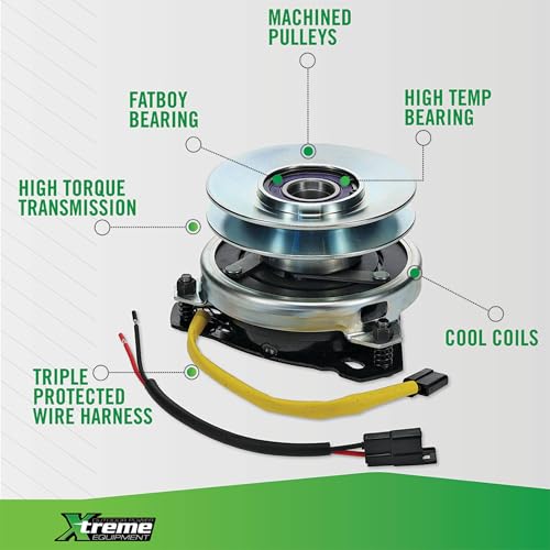 Outdoor Power Xtreme Equipment X0406 PTO Clutch Compatible with/Replacement for John Deere 240-245 Lawn Tractors 260-265 Lawn Tractors 325-335 - 345 Lawn Tractors AM108601 AM115093 AM119536