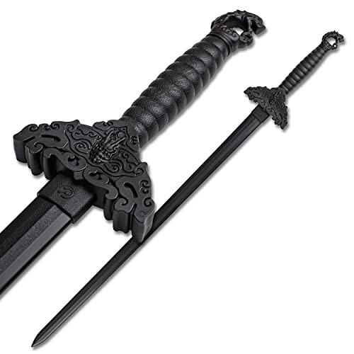 Master USA Polymer Training Equipment, Black Polypropylene Blade, Martial Arts Training Gear, Rounded Tip- Practice, Cosplay - style: Taichi Practise
