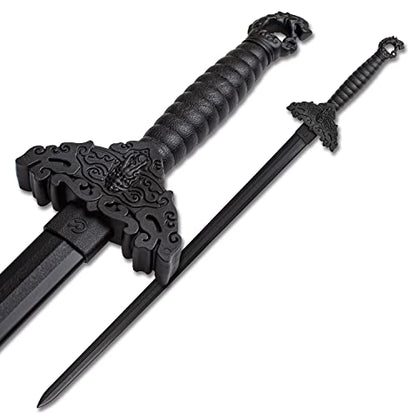 Master USA Polymer Training Equipment, Black Polypropylene Blade, Martial Arts Training Gear, Rounded Tip- Practice, Cosplay - style: Taichi Practise