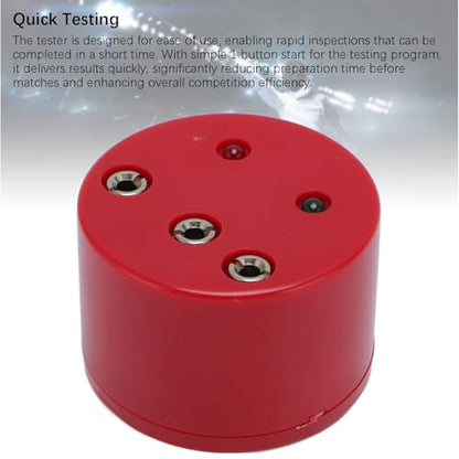 Fencing Tester,Foil and Epee Round Fencing Tester,Fencing Electric Sword Tester,Fencing Testing Box for Foil Epee Round Sword