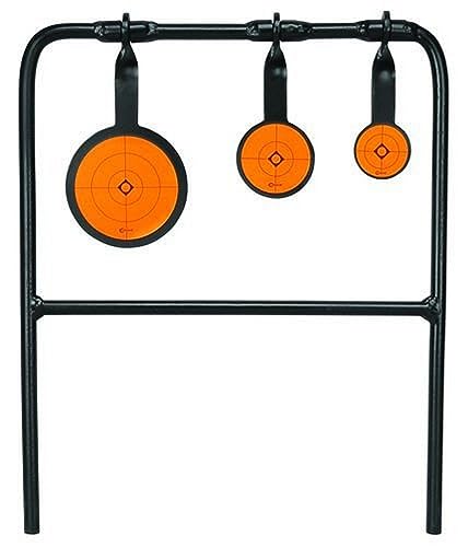 Caldwell Rimfire Resetting and Swinging Target Kits with Steel Frame, for Shooting Practice, Outdoors - style: Plink n' Swing Triple Swing