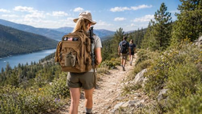 Large Tactical Backpack Bag For Hiking,Camping,Travel,Bug-Out 55L - color: Camo