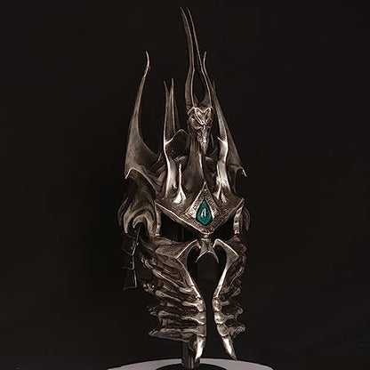 Sword fort The Devil Knight Wearable Helmet Helm frostmourne Real Metal-Anime Replica Game Props, Lich King Arthas Helmet
