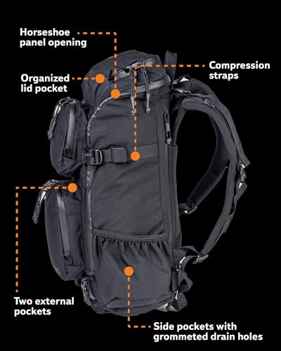 Mystery Ranch Blitz 30 Backpack – Weather-Resistant with Adjustable Harness, Removable Belt & Laptop Sleeve – Black, S/M - color: Black, size: Small-Medium