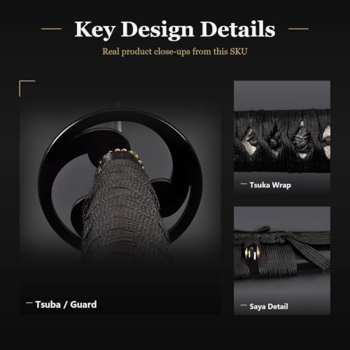 Wakizashi Iaito, Unsharpened Aluminum Alloy Iaido Training Sword - style: Tomoe Crest