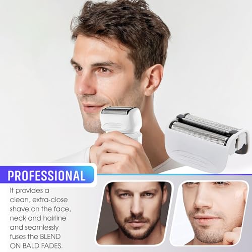 Replacement Foil & Cutter for Remington SPF-PF Shavers,White 1-Pack - color: White SPF-PF 1-Pack