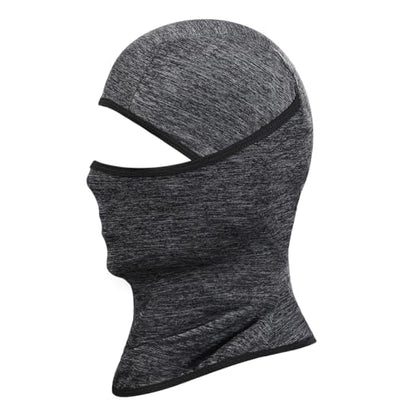 Achiou Ski Mask Balaclava Shiesty, Cooling Ice Silk Motorcycle Face Cover - color: Hemp Gray