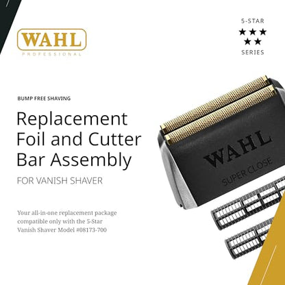 Wahl Professional Vanish Foil Head & Cutter Bar Replacement, Model 3022905