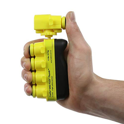 CanDo 10-3761 Digi-Flex Thumb, X-Light, Yellow - color: Yellow: X-Light