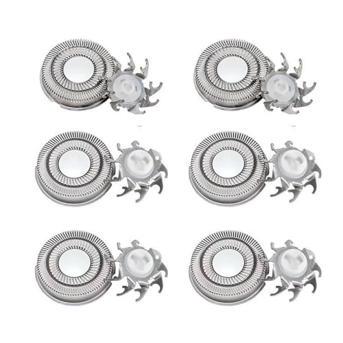 Replacement Shaver Heads for Sakioo Electric Razor, 6 Pack