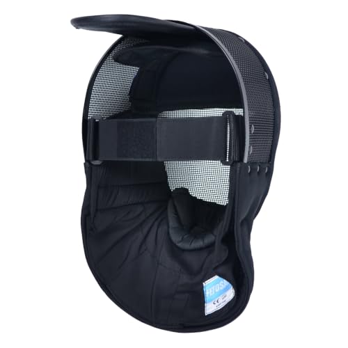 Coach Fencing Mask - 350N Mask with Removable Lining - CE Certified Coach Fencing Helmet - color: Removable Lining, size: Large