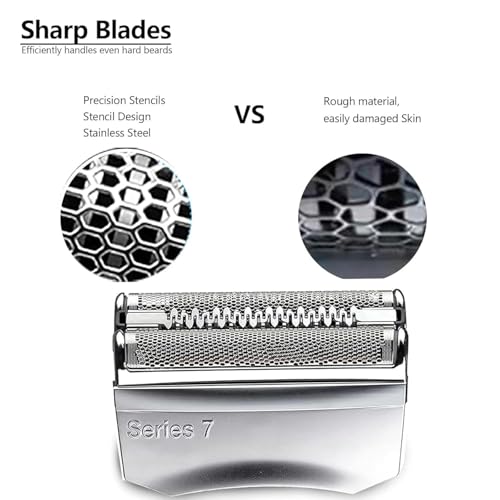 Series 7 70S Replacement Shaver Heads for Braun Series 7 Electric Razors