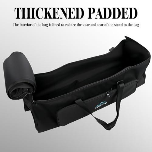 EASTROCK Drum Hardware Bag with Wheels Large Capacity Drum Carry Bag,Black - color: black2, size: with Wheels