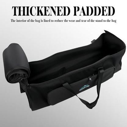 EASTROCK Drum Hardware Bag with Wheels Large Capacity Drum Carry Bag,Black - color: black2, size: with Wheels