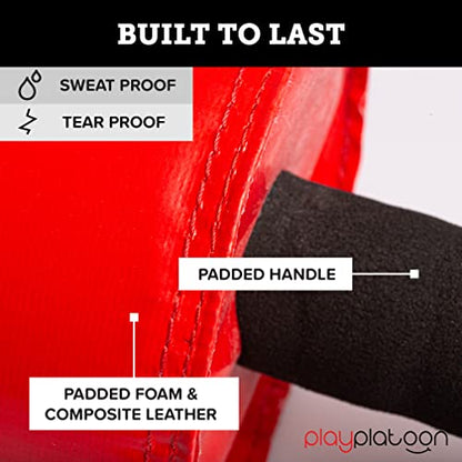 Play Platoon Padded Blocking Guards, 2 Pack - Red Pugil Sticks
