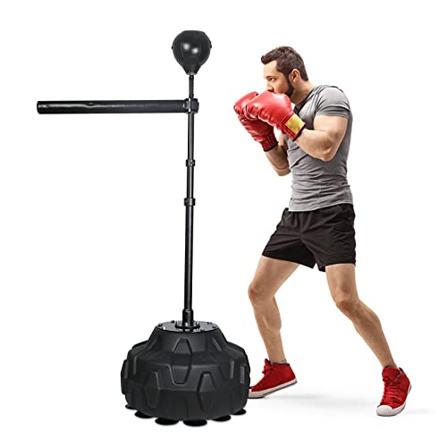 INNOLIFE Solid Reflex Bag Boxing Speed Trainer Punching Bag Spinning Bar