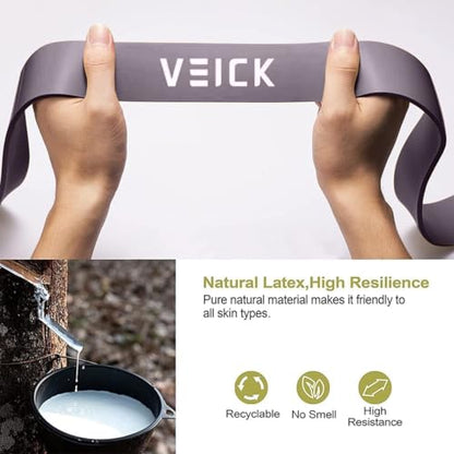 VEICK Pull Up Assist Resistance Bands for Home Gym - color: Green/Purple Set of 4
