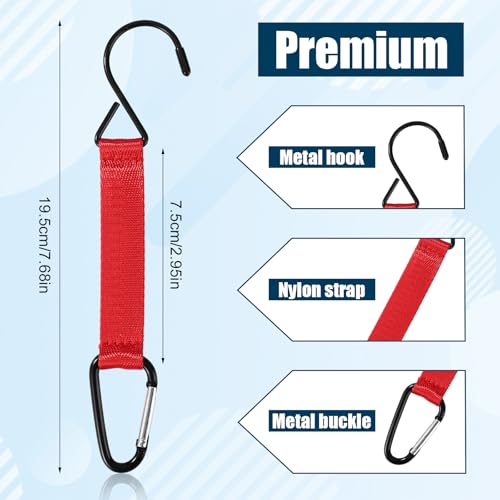 XIHIRCD Fence Hooks - color: Red