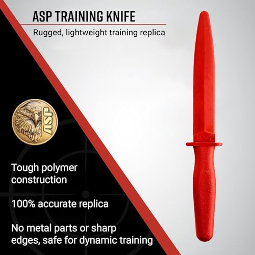ASP Red Knife, Molded Polymer for Safe Training