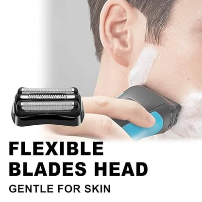 21B Series 3 Electric Shaver Replacement Head Compatible with Braun(2-Pack)