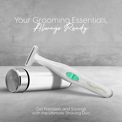 ES412 - Designed for Stubble & Short Hair Maintenance Both Men and Women - Intimate and Sensitive Area Shaver - Not Meant for Long Hair - color: Es412