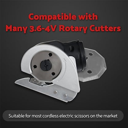 S&F STEAD & FAST Replacement Blade for Cordless Electric Scissors, 2 Pack, compatible with Worx WX082L WX081L WX080L RC2600K RC2601 RC2602 WX2300 and many other rotary cutters