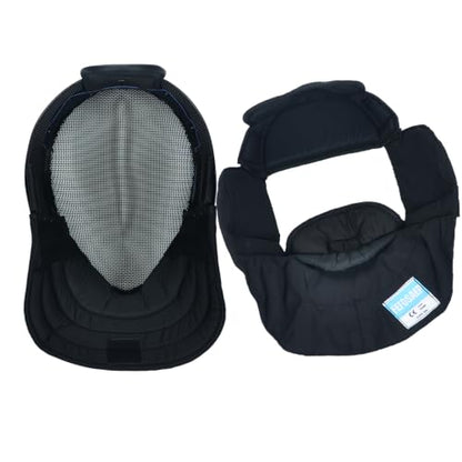 Coach Fencing Mask - 350N Mask with Removable Lining - CE Certified Coach Fencing Helmet - color: Removable Lining, size: X-Small(SL)