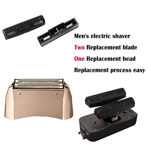 Shaver Replacement Pro Foil & Cutter,Compatible with andis TS-1 Shaver Head - color: Rose Gold 2 Pack