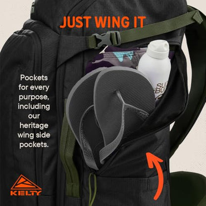 Kelty | Redwing Traveler Backpacks, Travel Pack for Adventure Travel - color: Black, size: 40L