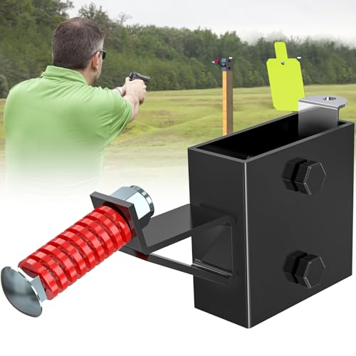 2x4 Steel Target Hanger | AR500 2x4 Shooting Target Stand Brackets | Target Holders for Shooting | Steel Gong Target Conversion Adapter for Range | Indoor | Outdoor - color: 1 pcs 2x4 target hanger