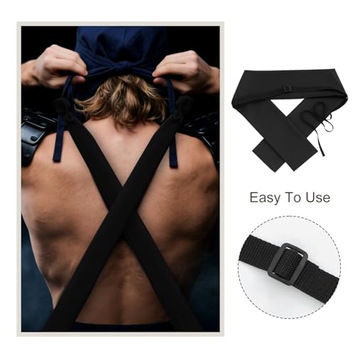 CIATBYYJ Sword Bag Black Samurai Swords Carrying Case Sword Sheath Cover Carry Bag Carrying Case Holder Katana Cases with Strap Bokken Bags for Samurai Cosplay Costume Halloween Party