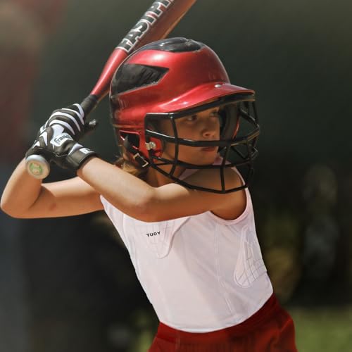 Youth Padded Compression Shirt Vest Rib Chest Protector Football Baseball - color: Padded Vest White, size: Large