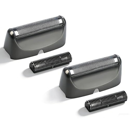 Grey Foil & Cutter Compatible with BaBylissPRO UVFOIL Single 2pcs - color: Grey-2pcs