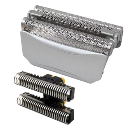 Upgraded Series 5 51S Foil and Cutter Cutter Block Replacement for Brau-n Models 8995, 8985, 8975 (Silver, New Packaing)