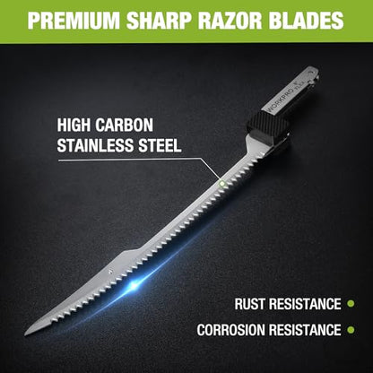 WORKPRO 8" Replacement Blades Only for 12V Cordless Electric Fillet Knife (W125223AE) - size: 8in